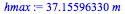 `+`(`*`(37.15596330, `*`(m)))